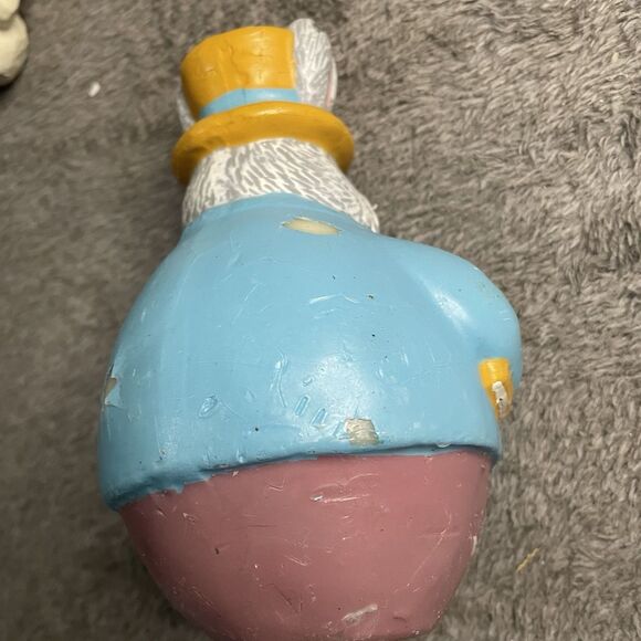 Easter Bunny Wax Candle Top Hat Vintage Mr. Bunny 6" Tall - Picture 6 of 7